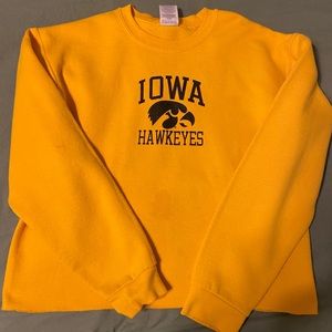 Yellow Iowa crewneck
